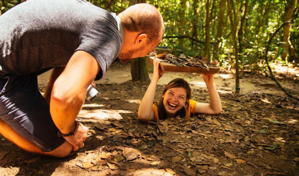 HALF DAY CU CHI TUNNEL DELUXE SMALL GROUP TOUR